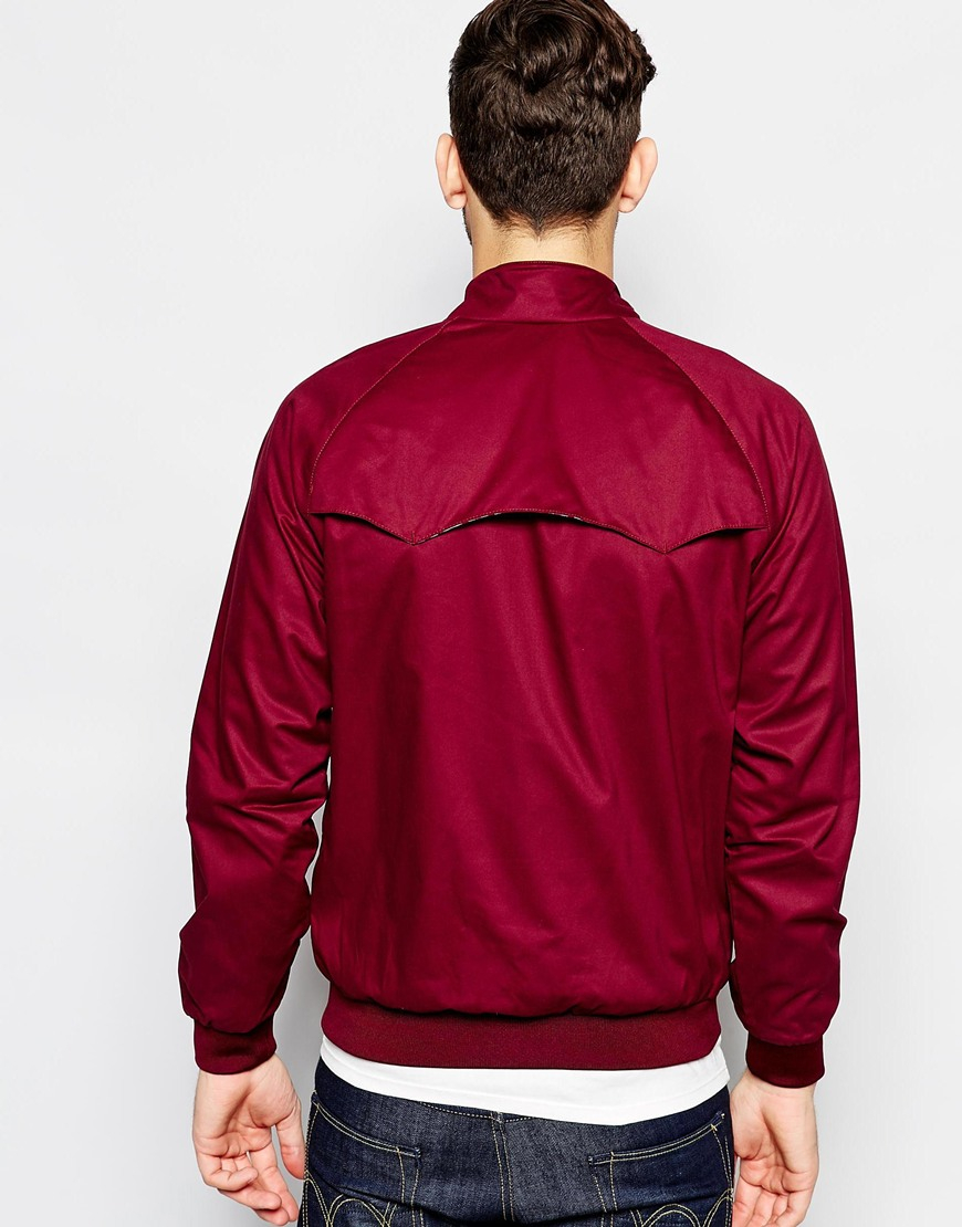 Download Lyst - Ben Sherman Harrington Jacket in Red for Men