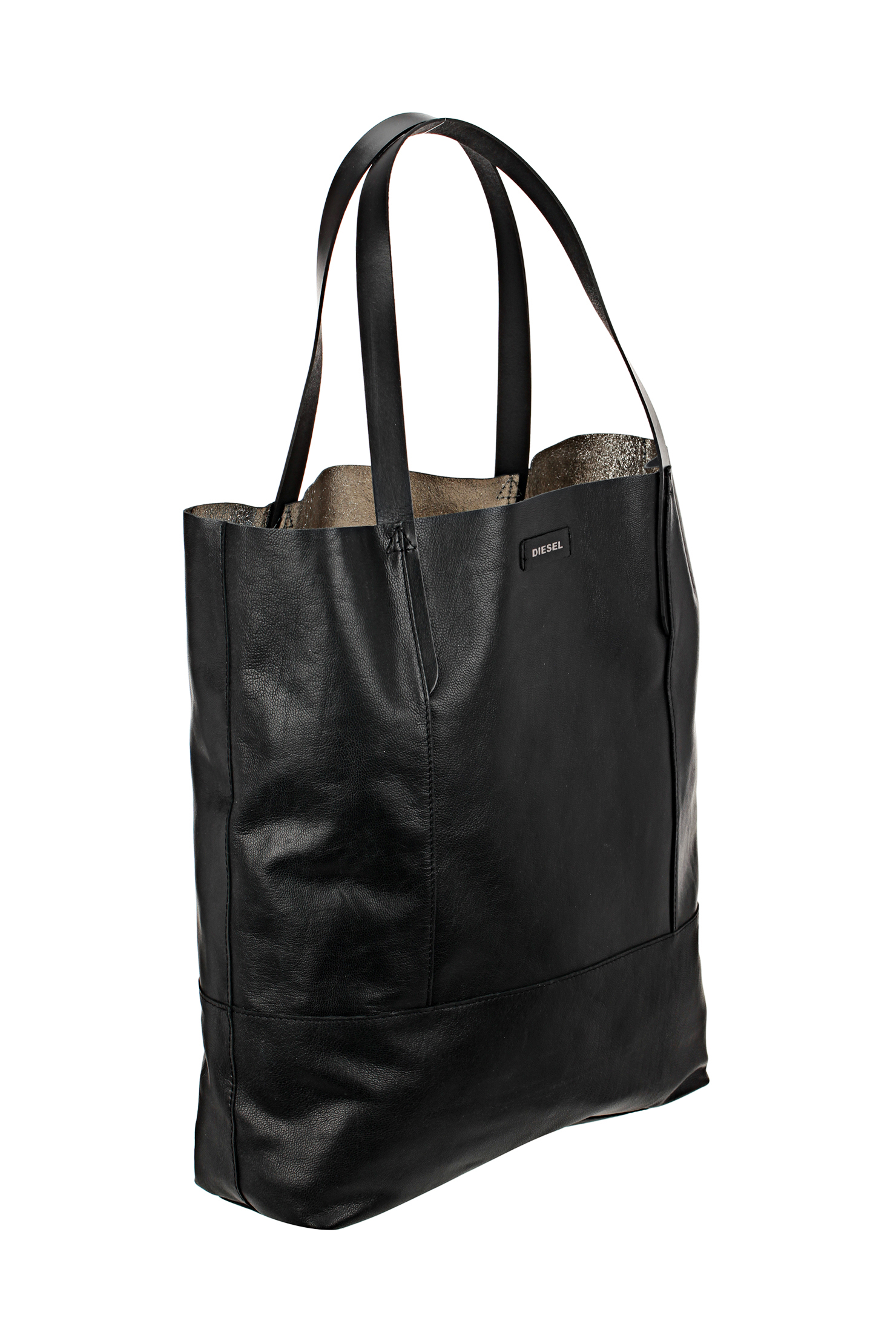 Diesel Leather Bag - X03041P0512 Easy Gleaming Dafne - Shopping Bag in