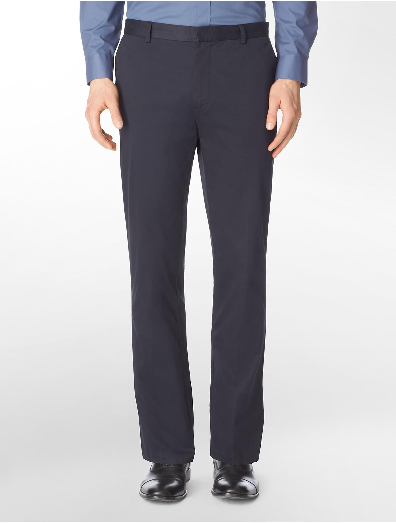 calvin klein men's cotton twill pant