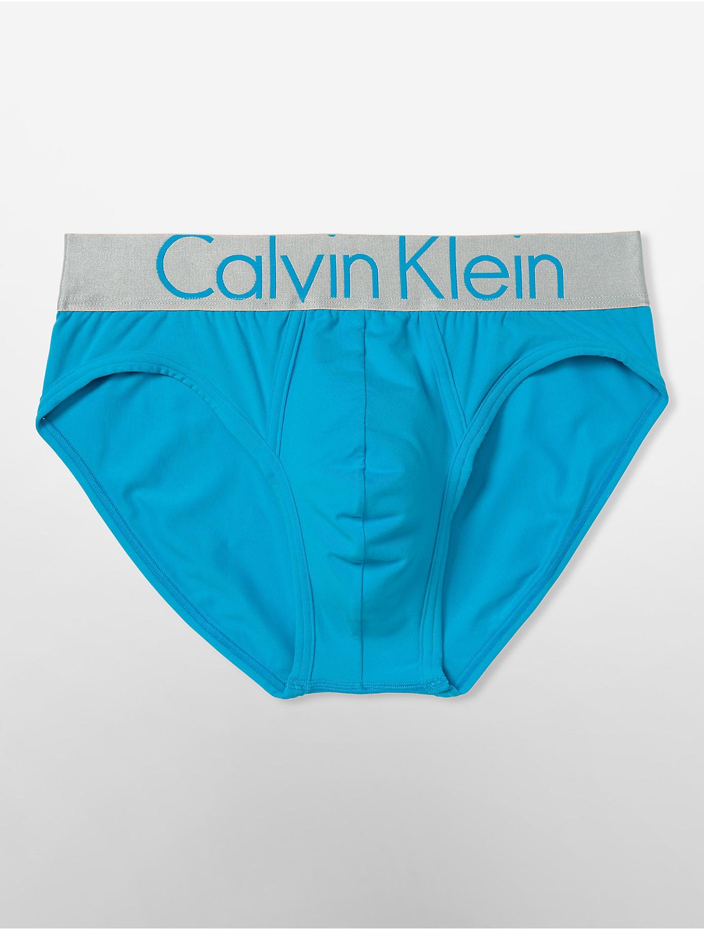 Lyst - Calvin Klein Steel Micro Hip Briefs in Blue for Men
