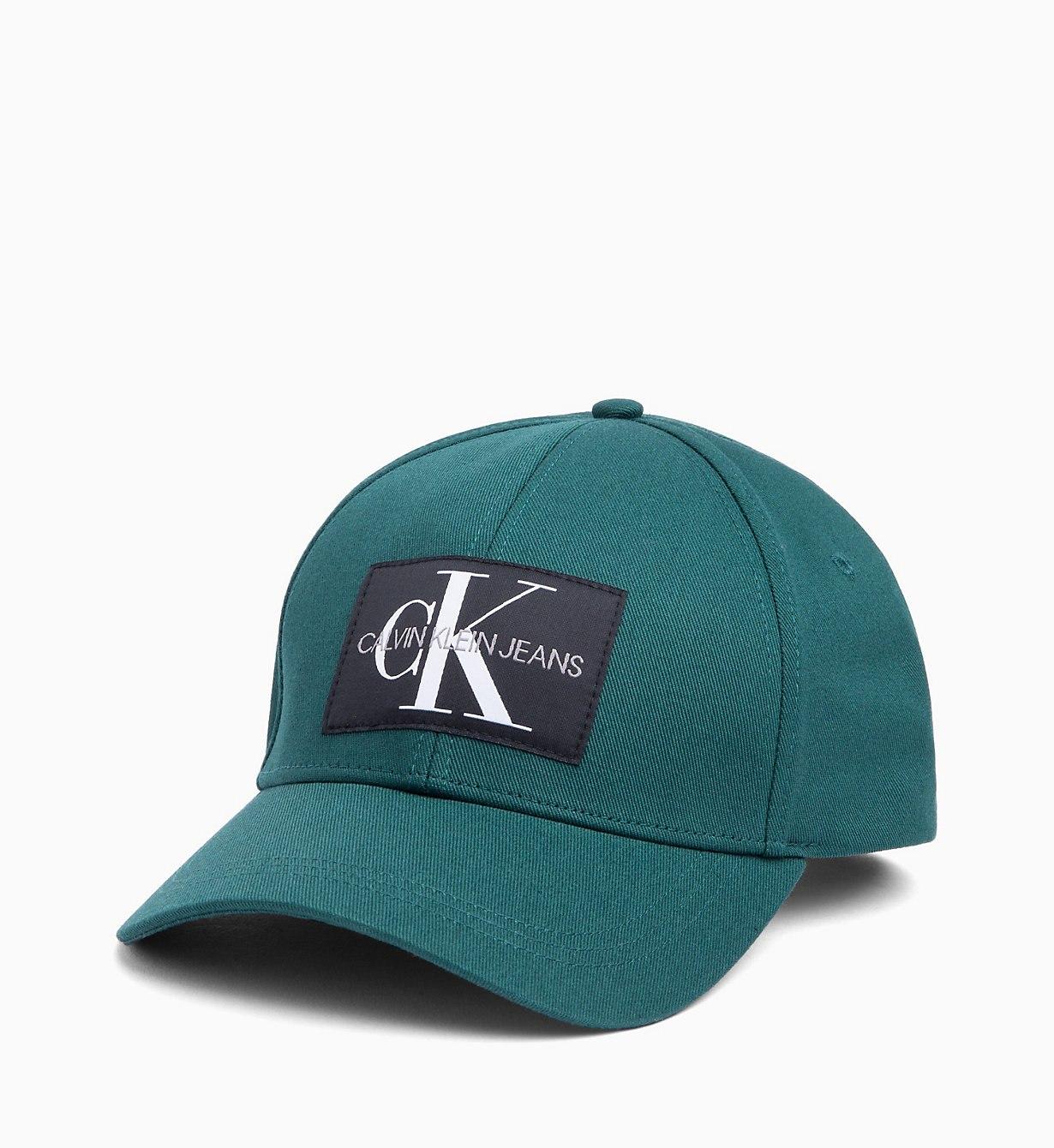 Calvin Klein Cotton Twill Cap in Green - Lyst