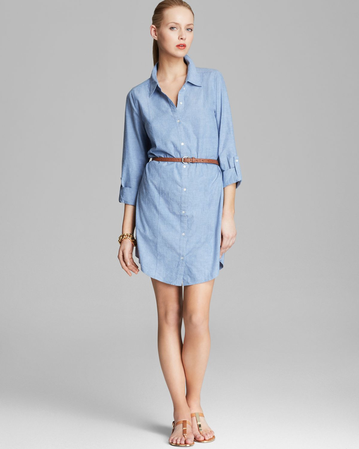 Lyst Joie Dress Tarellia Denim In Blue Gallery