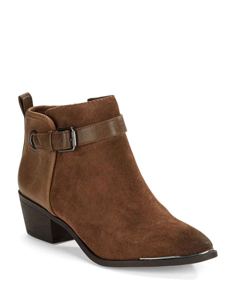 Circus by sam edelman Harlow Suede Booties in Brown Lyst