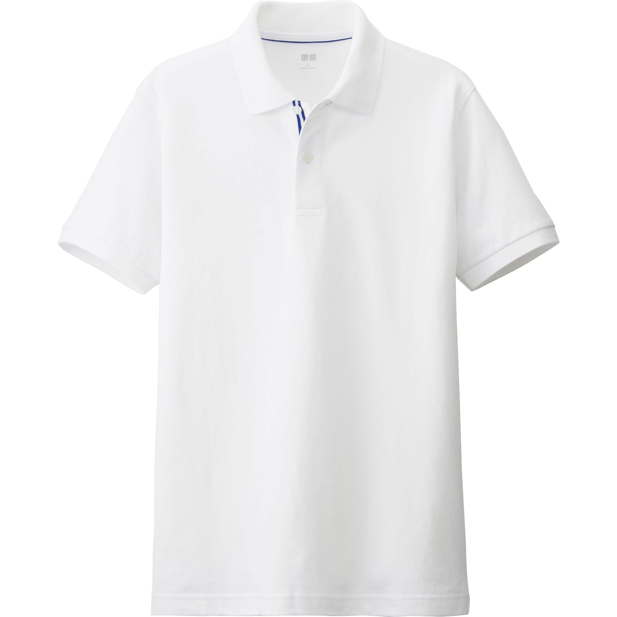 Uniqlo | White Men Dry Pique Line Short Sleeve Polo Shirt for Men | Lyst