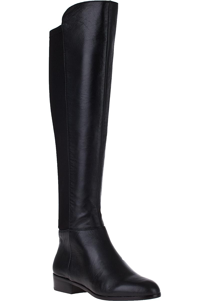 Michael Michael Kors Black Bromley Flat Tall Boot Black Leather Product 1 25798197 1 024881997 Normal 