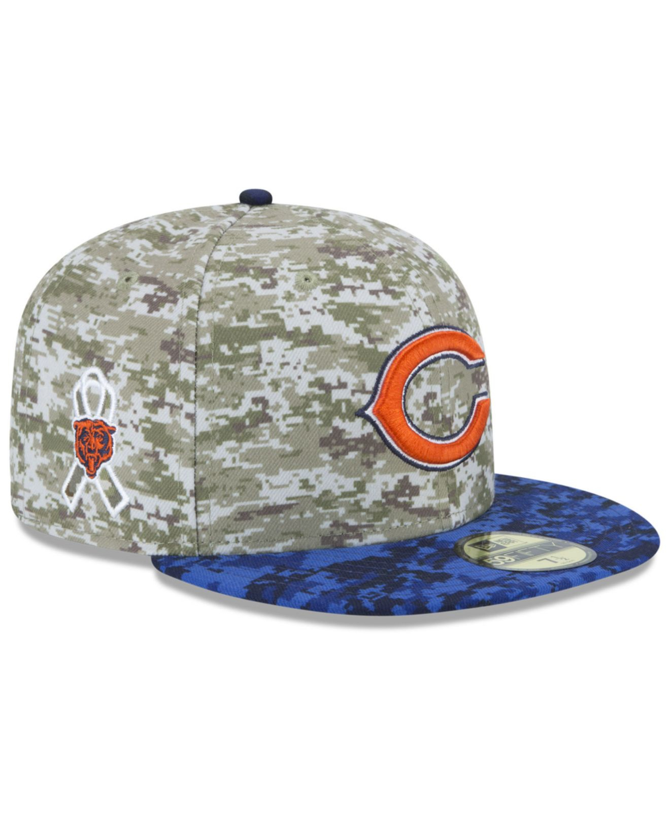 chicago bears salute to service hat 2020