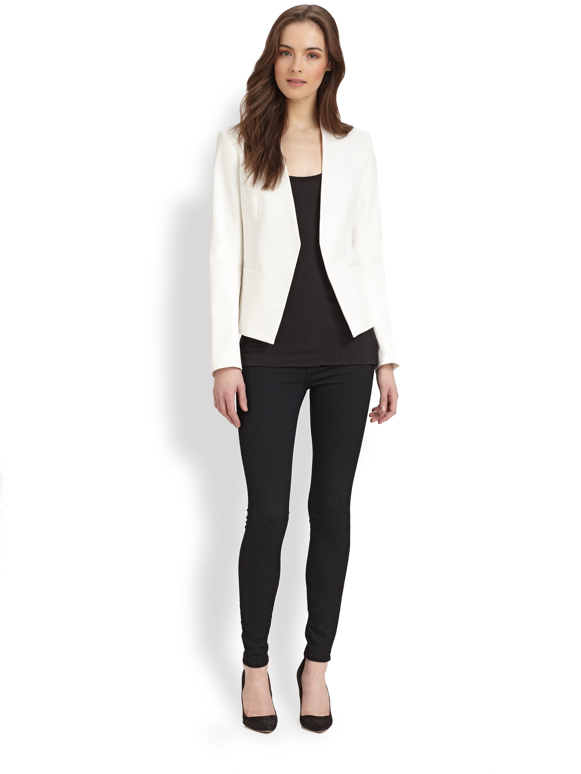 Cropped blazer for dresses