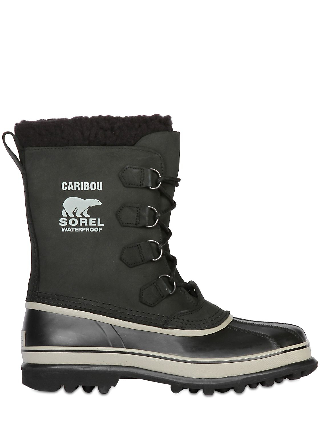 caribou waterproof nubuck and rubber boots