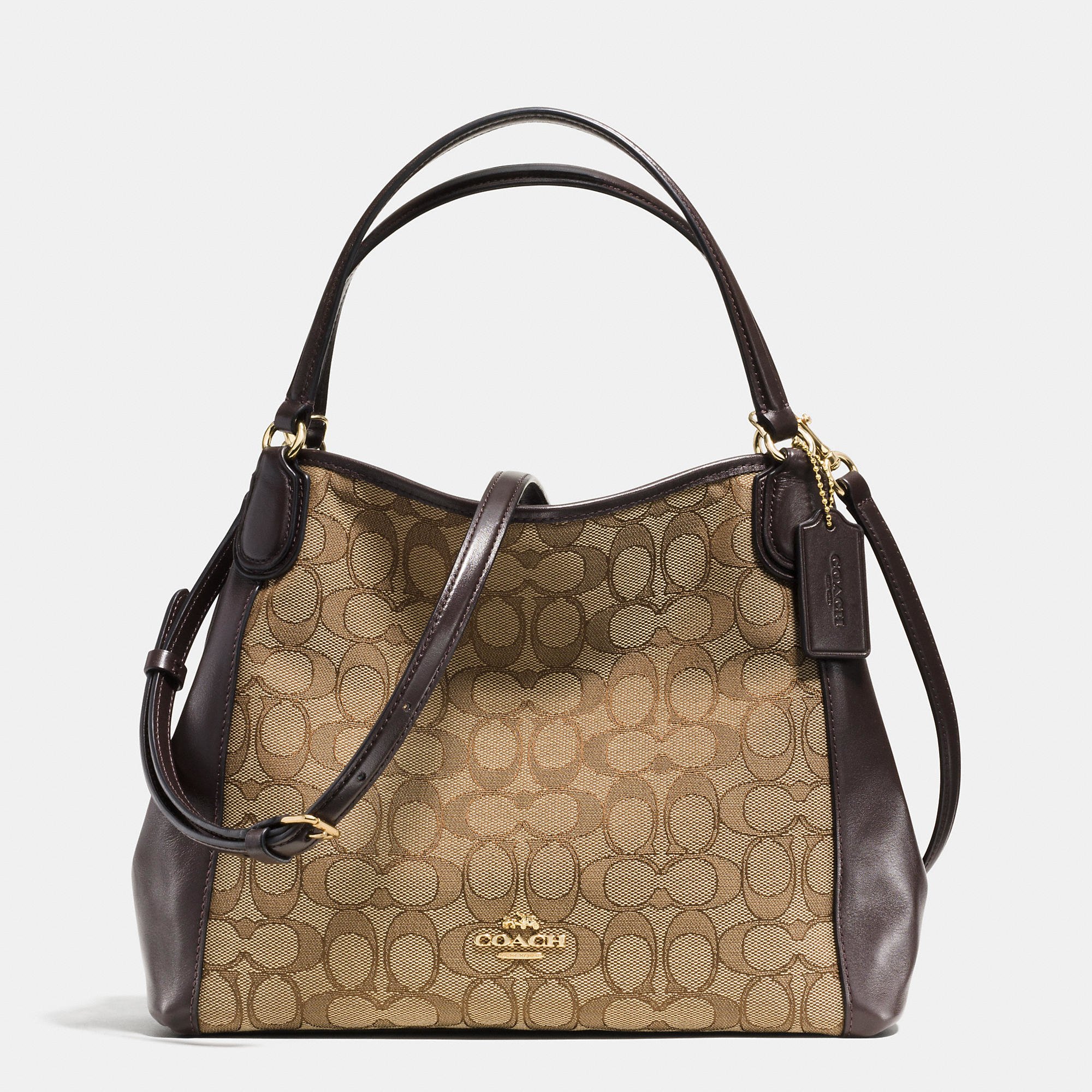 coach messenger bag women brown