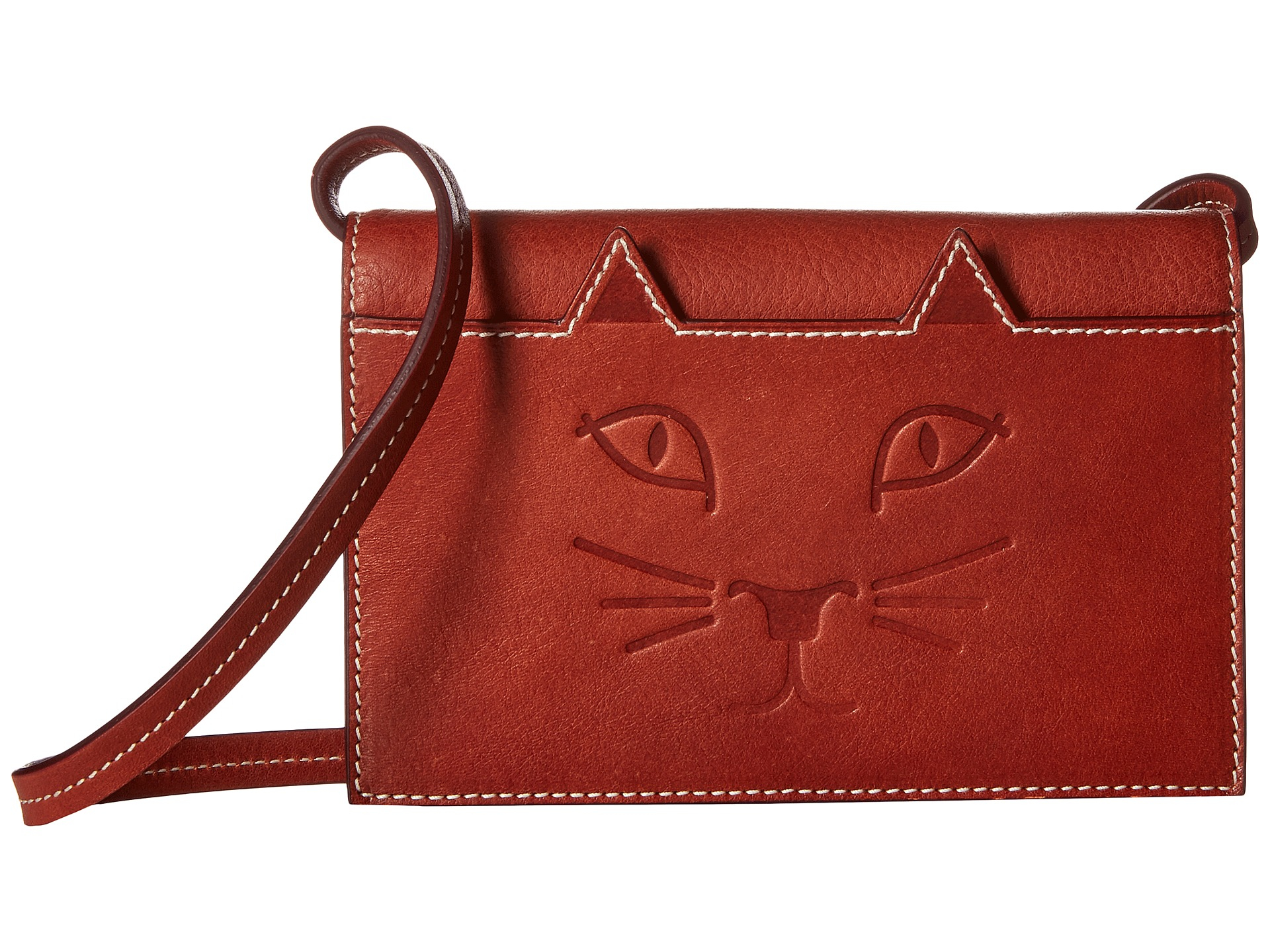 Lyst Charlotte Olympia Feline Purse In Brown Gallery