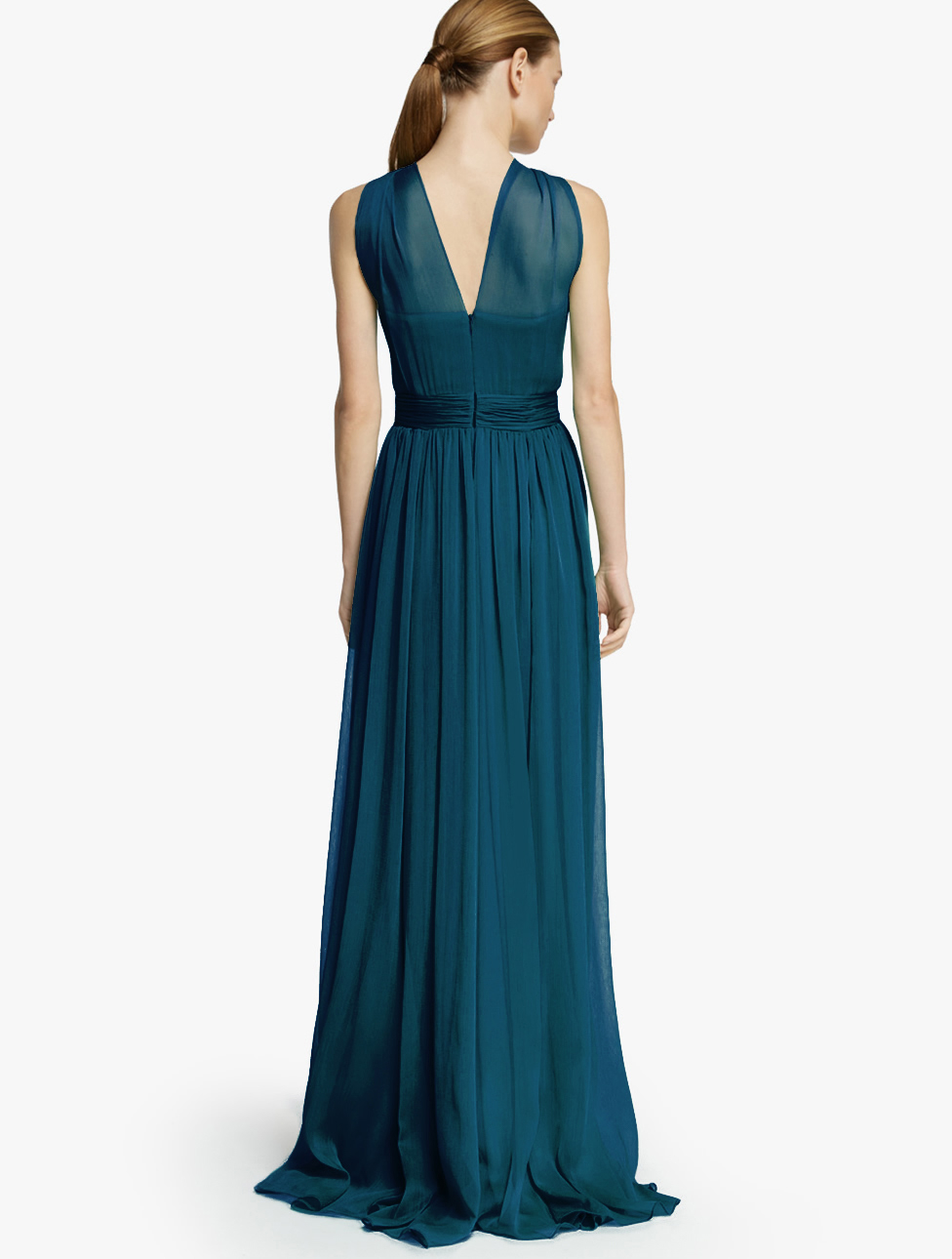 halston halter gown