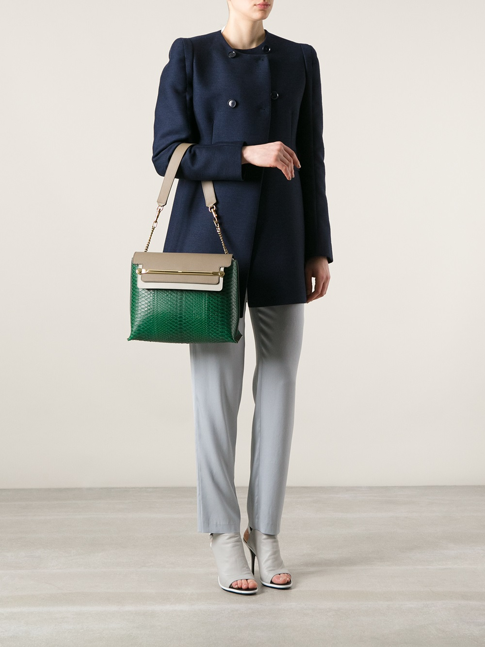 chloe wallets and purses - Chlo Medium \u0026#39;Clare\u0026#39; Shoulder Bag in Green | Lyst