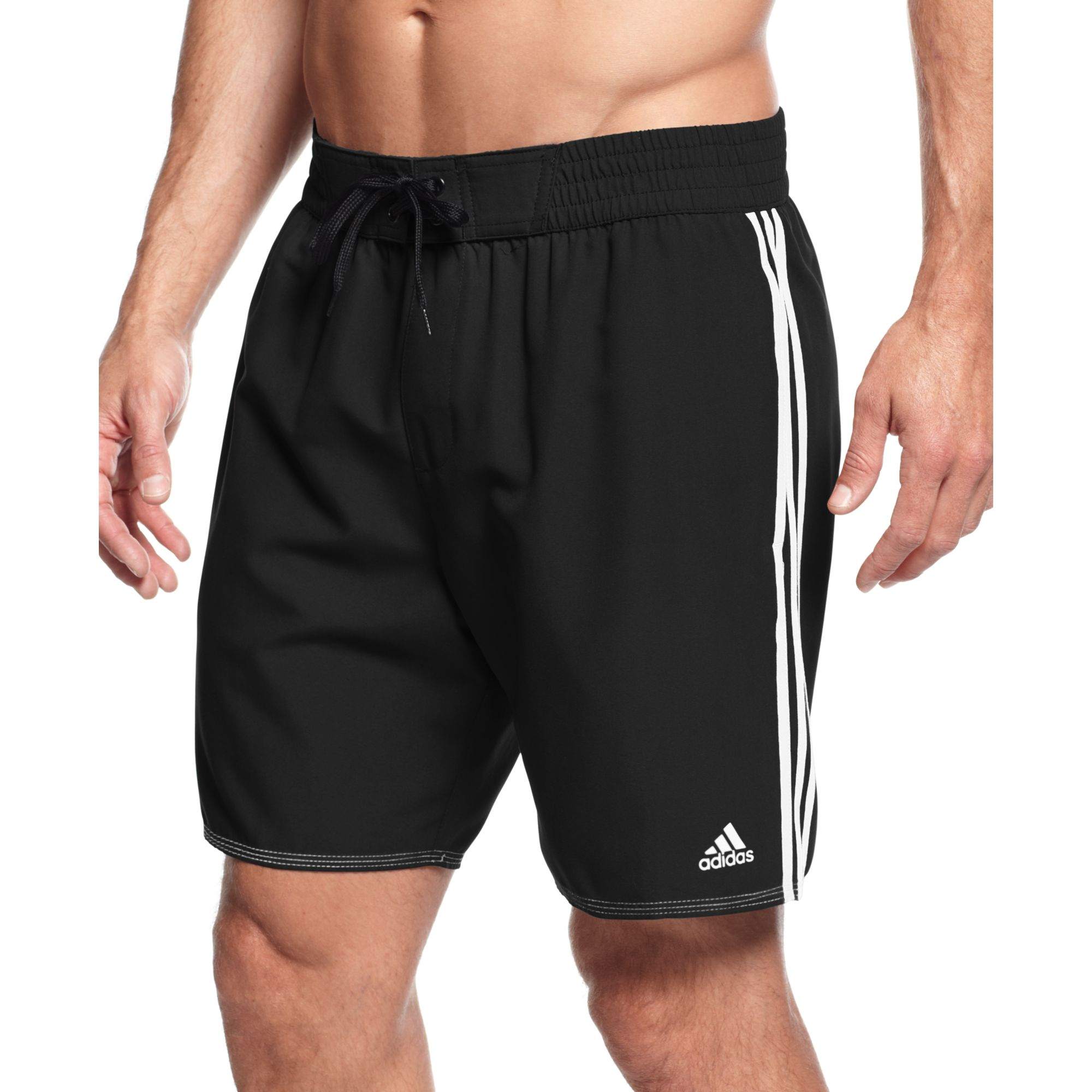 Adidas Core Icon Adi Volley Swim Shorts in Black for Men | Lyst
