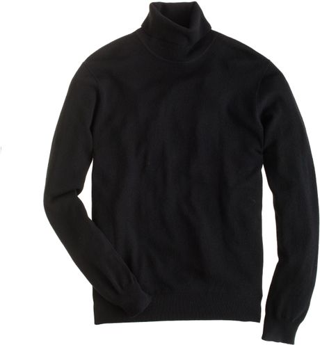 J.crew Cashmere Turtleneck Sweater in Black for Men | Lyst