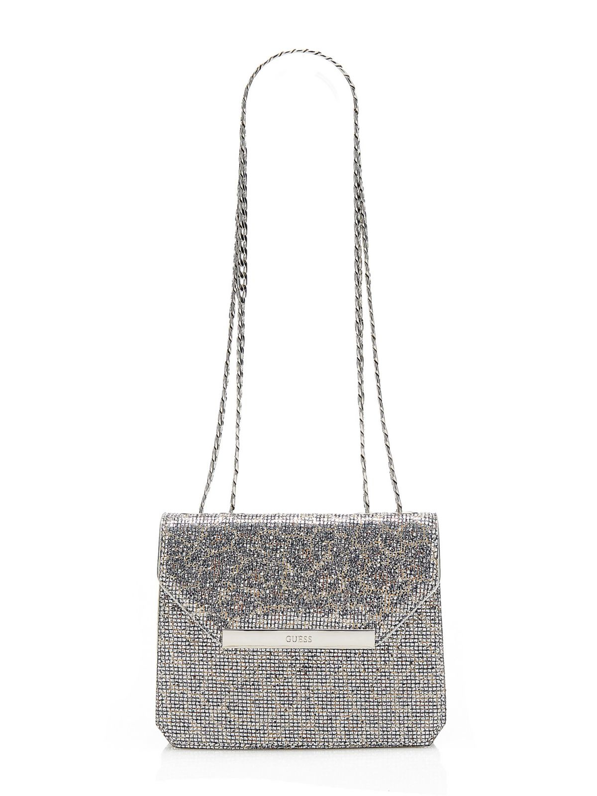 Guess Famous Crossbody Bag With Python Print in Silver (animalier ...