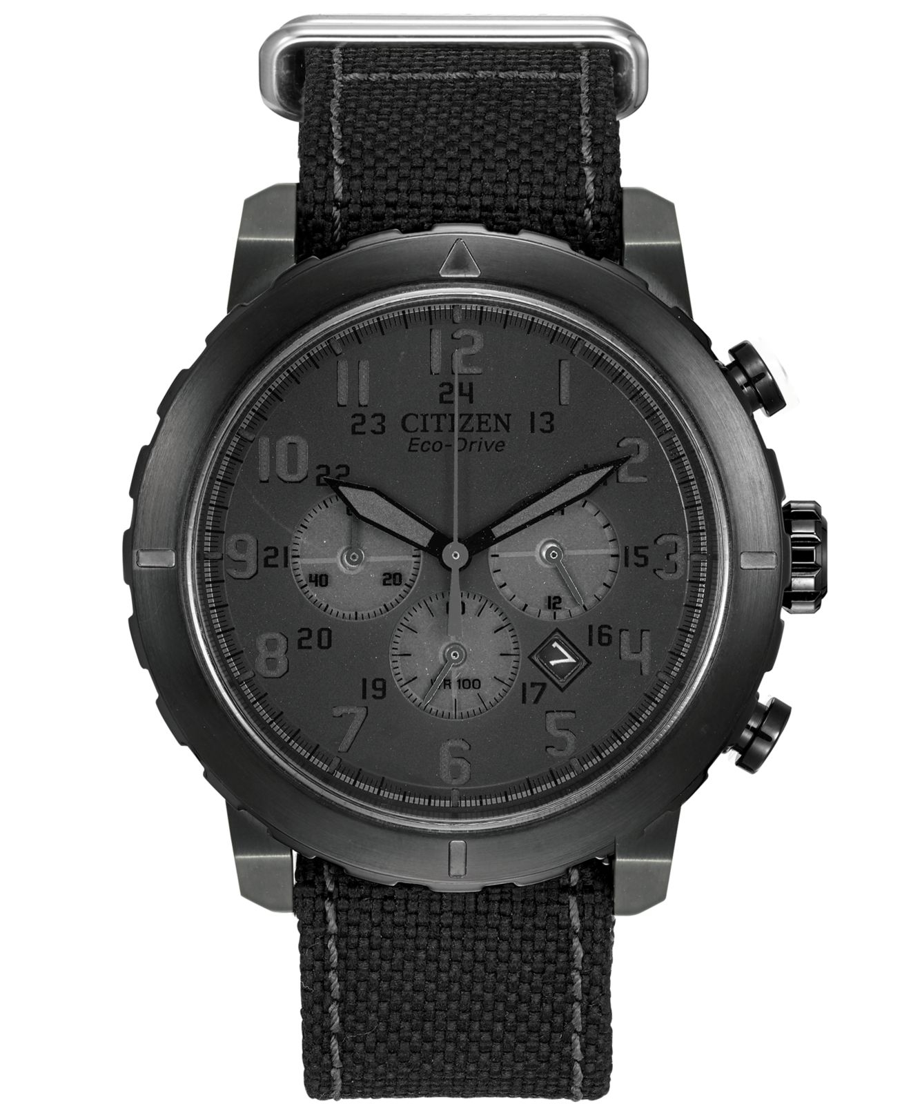 citizen black chronograph