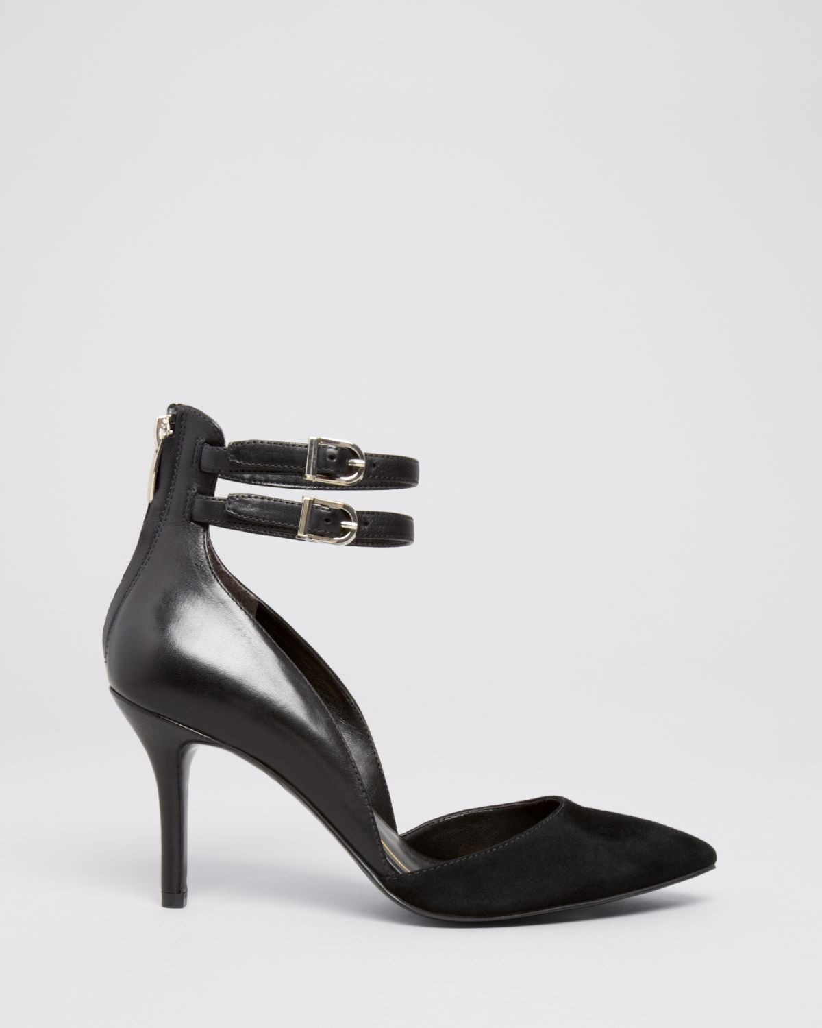 Enzo angiolini Pointed Toe Ankle Strap Pumps Celton High Heel in Black Lyst