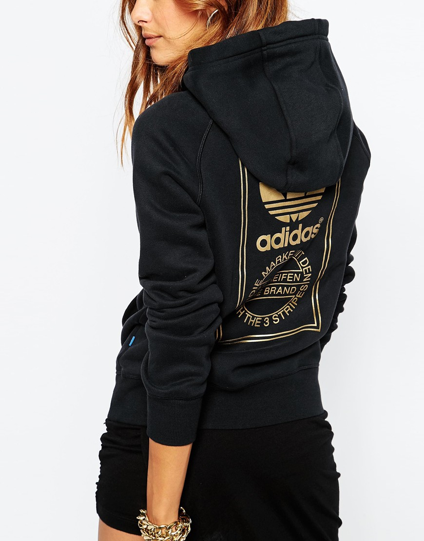 gold adidas sweater