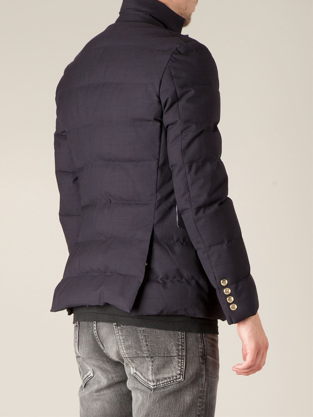 moncler gamme bleu blazer