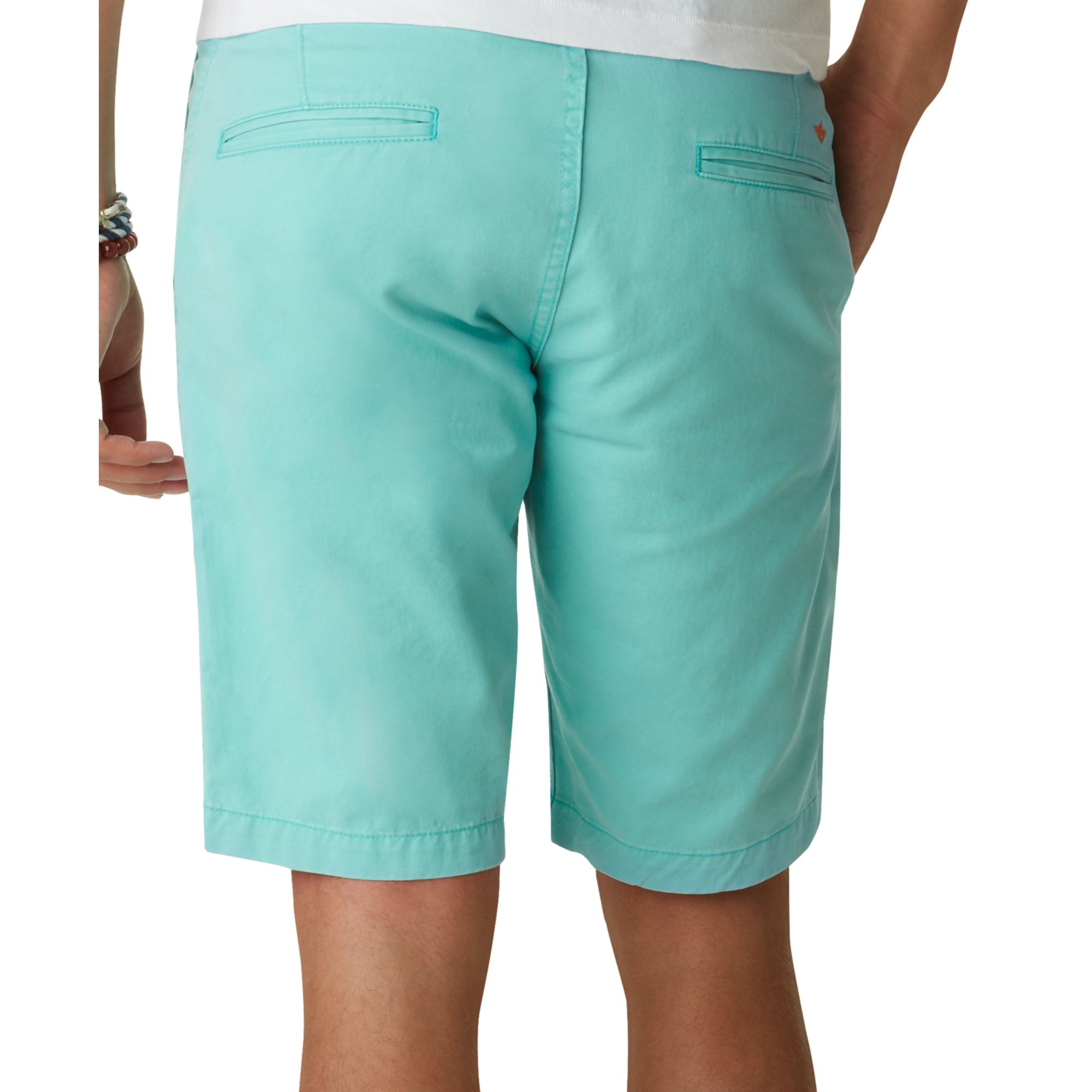 Lyst - Dockers Alpha Flat Front Khaki Shorts in Blue for Men