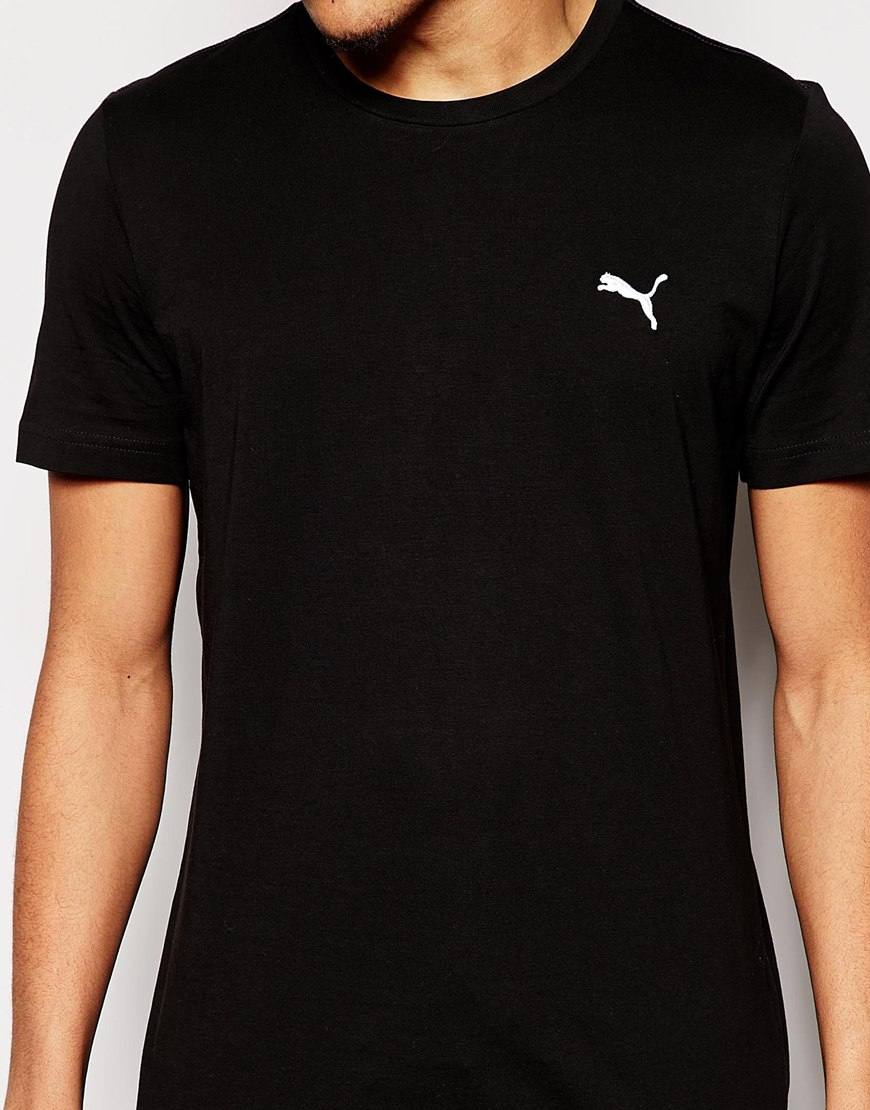 Lyst - PUMA T-Shirt With Small Logo in Black for Men