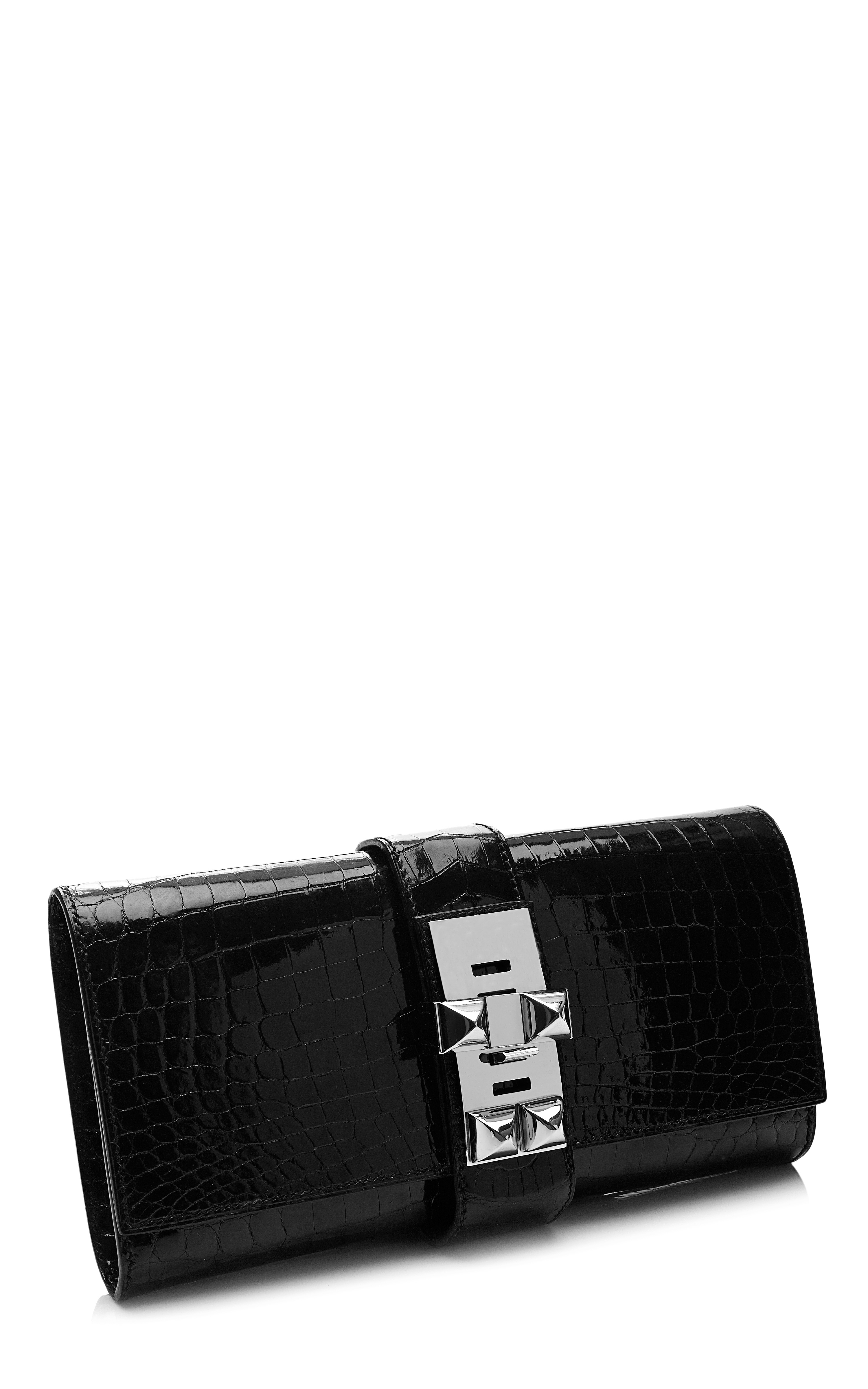 Heritage auctions special collection 23cm Hermes Black Shiny Nilo ...  