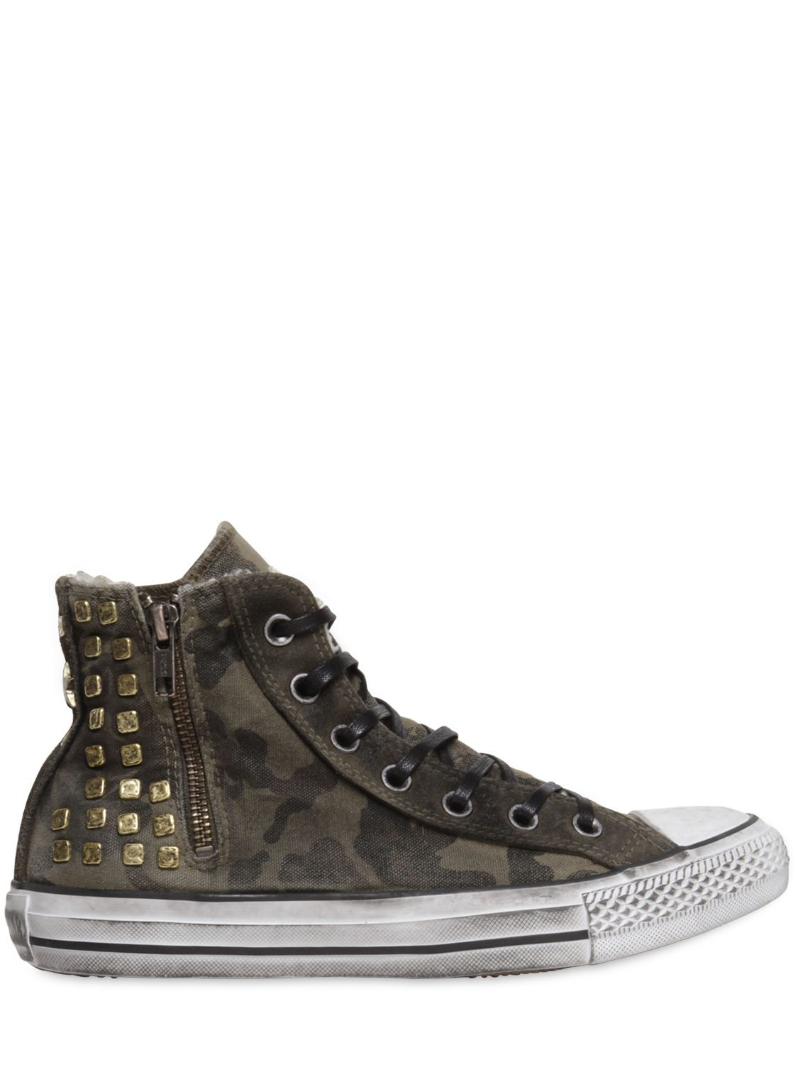 converse studded high top sneakers