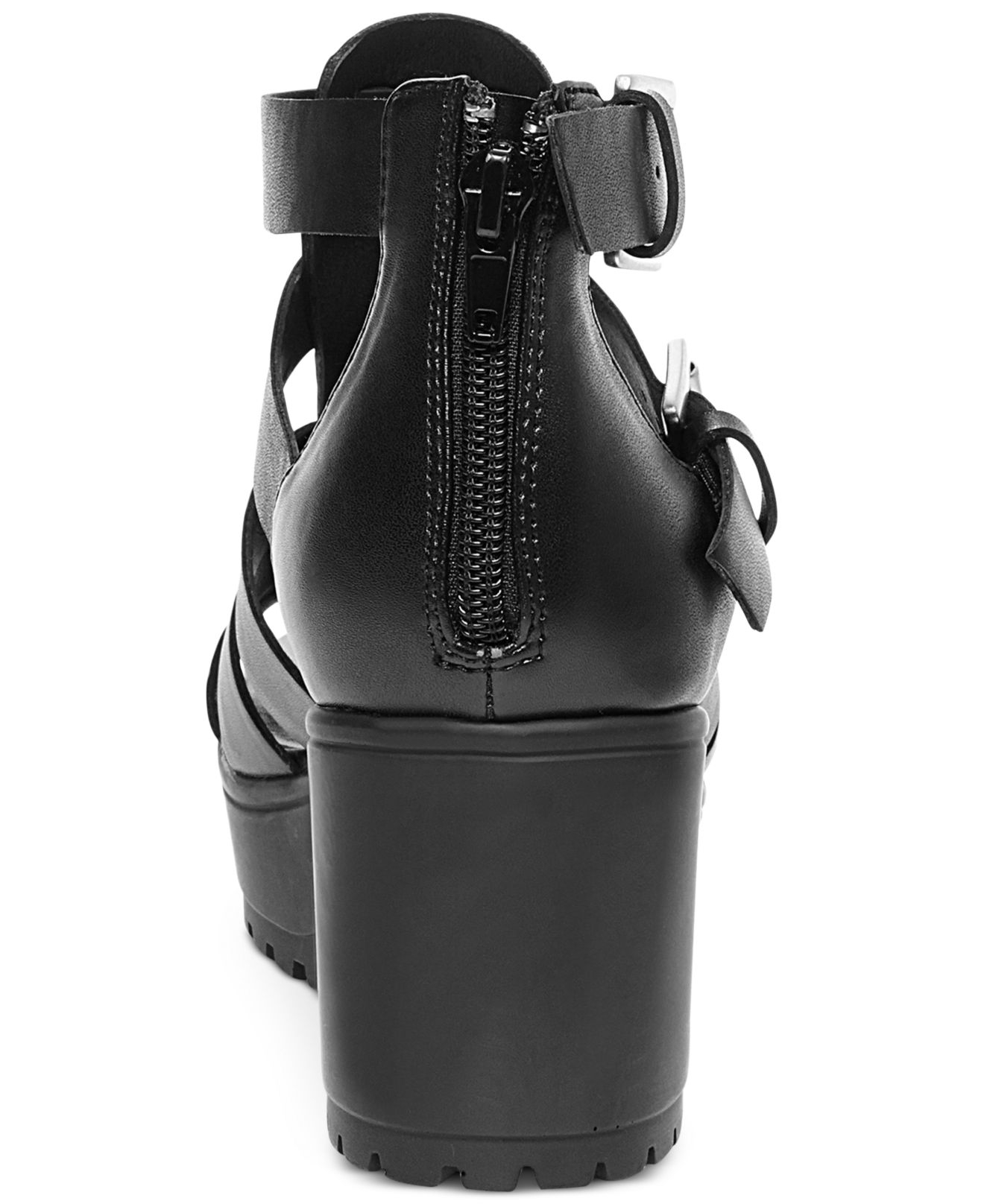 Madden girl Daizyy Platform Lug Sandals in Black Lyst