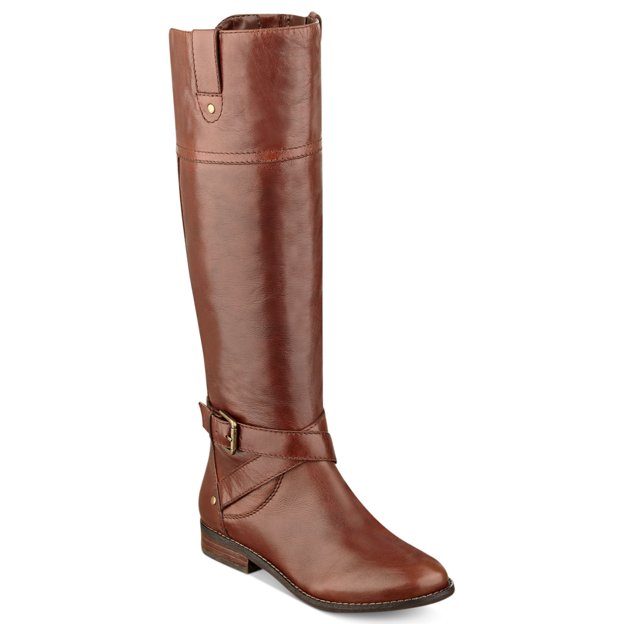 Marc fisher Amber Tall Riding Boots in Brown | Lyst