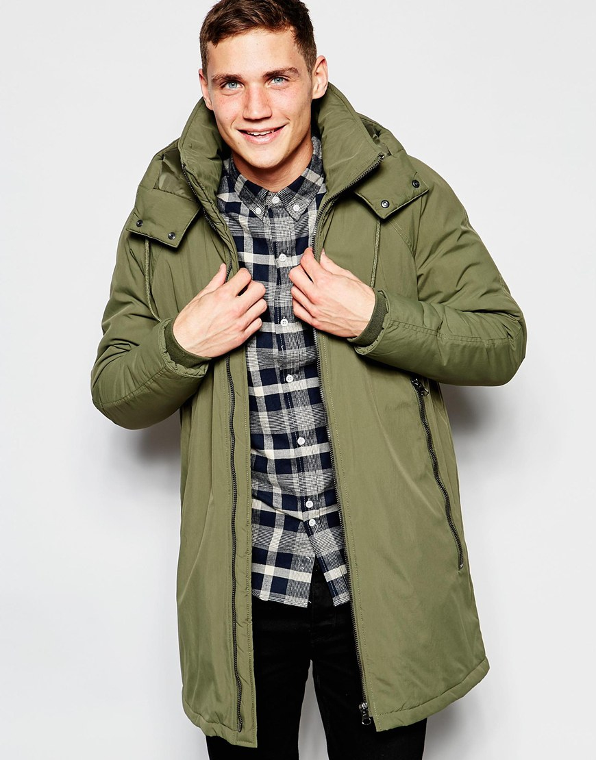 Green Parka Coat Men - JacketIn