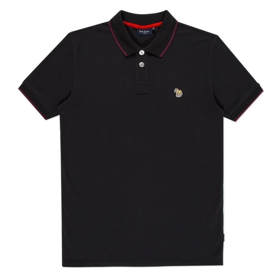 Paul smith Zebra-Logo Polo Shirt in Black for Men | Lyst