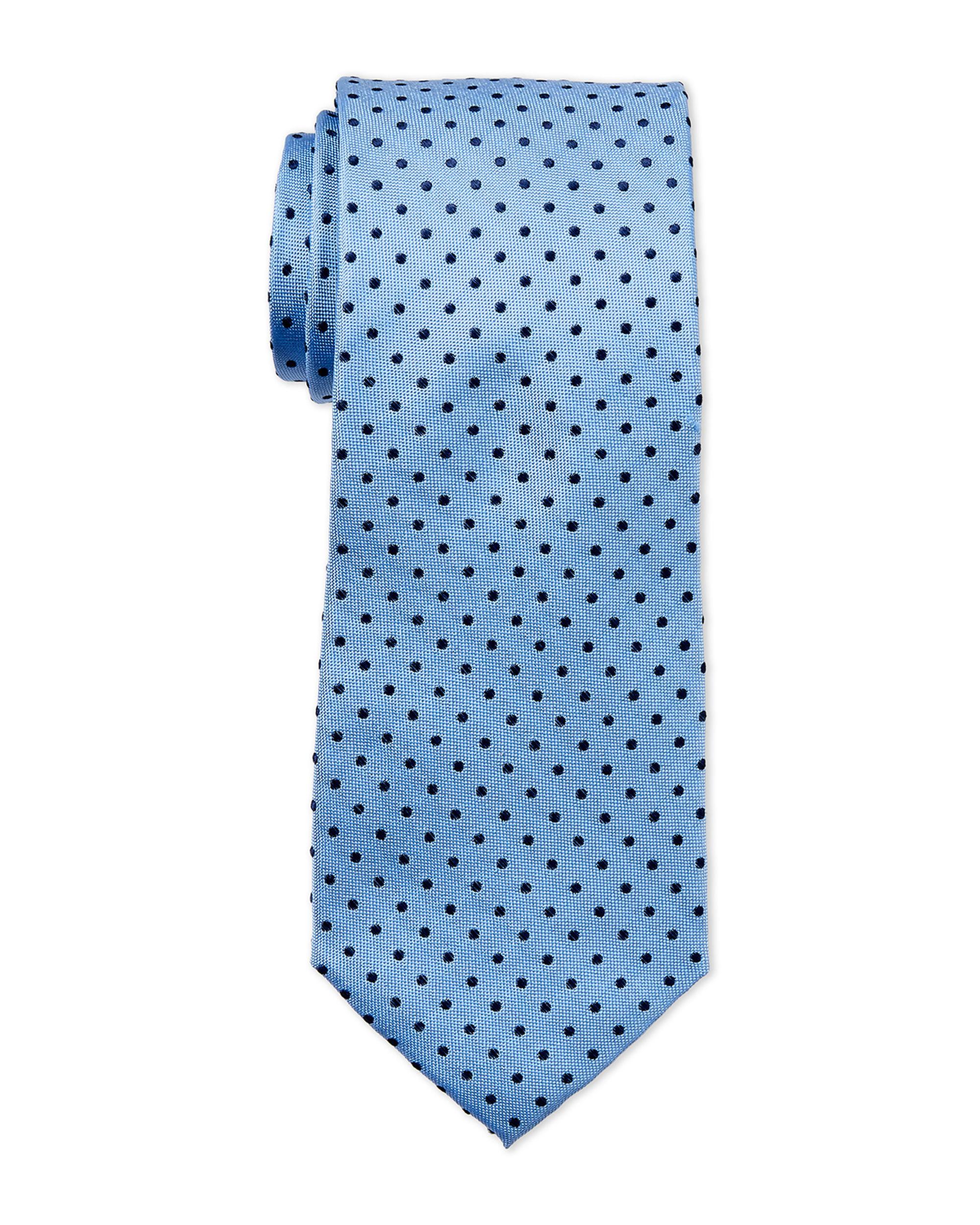 Tommy Hilfiger Slate Blue Pin Dot Tie in Blue for Men Lyst