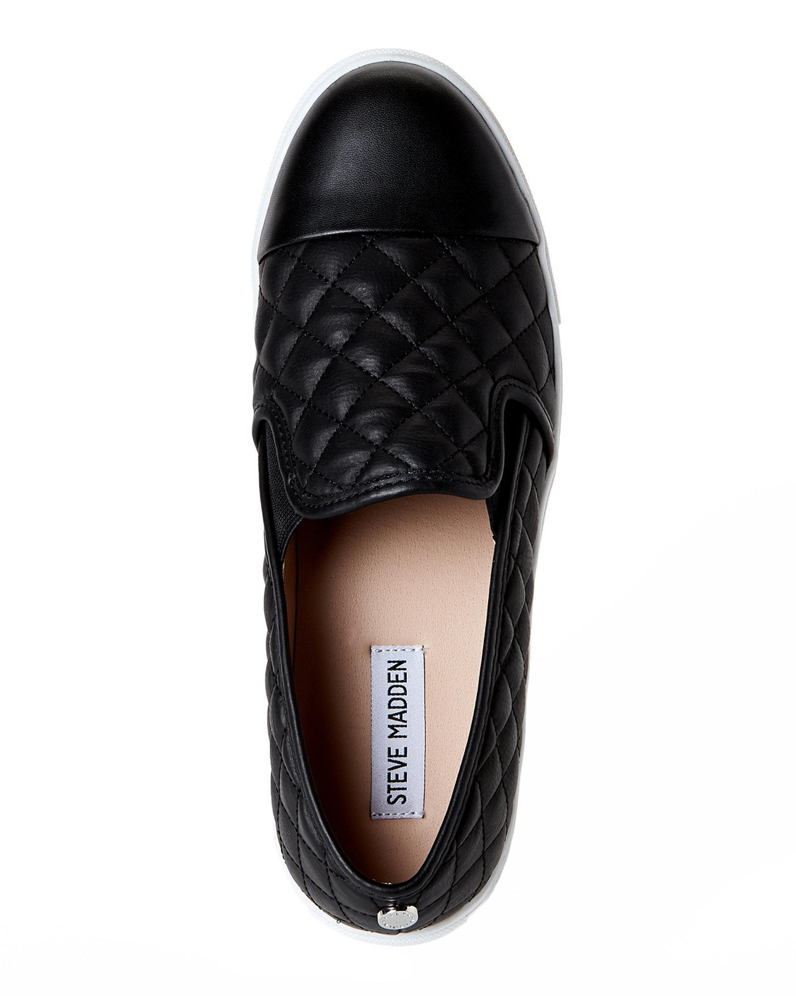 steve madden knit slip on sneakers