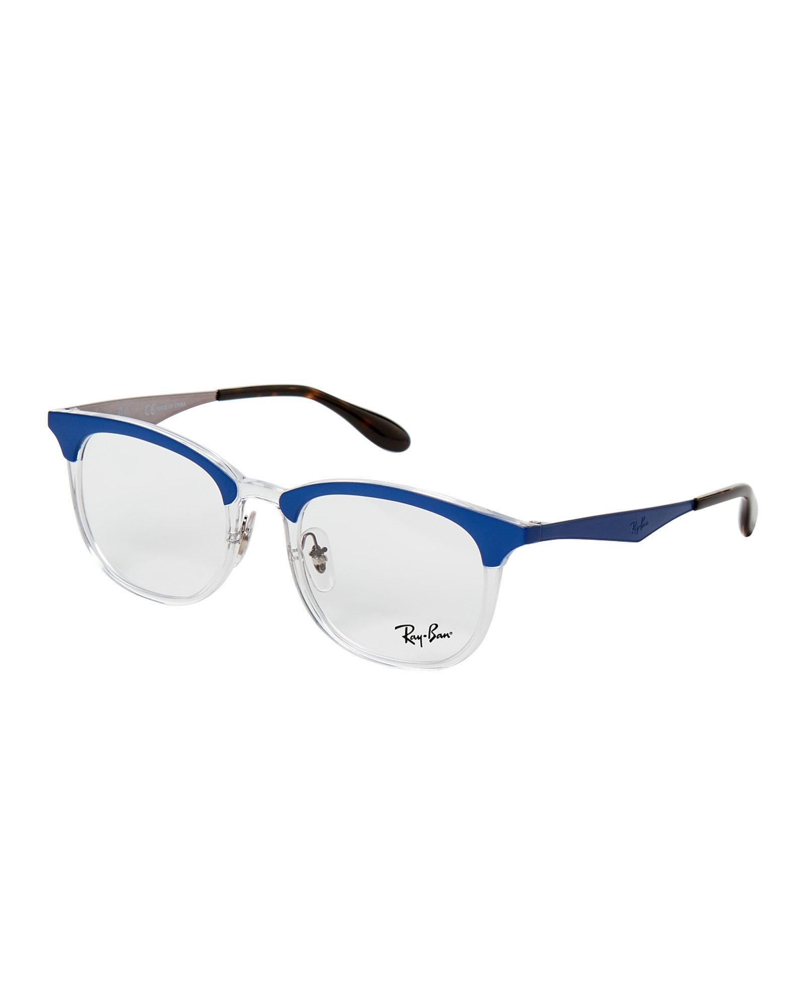 clear frame ray ban eyeglasses