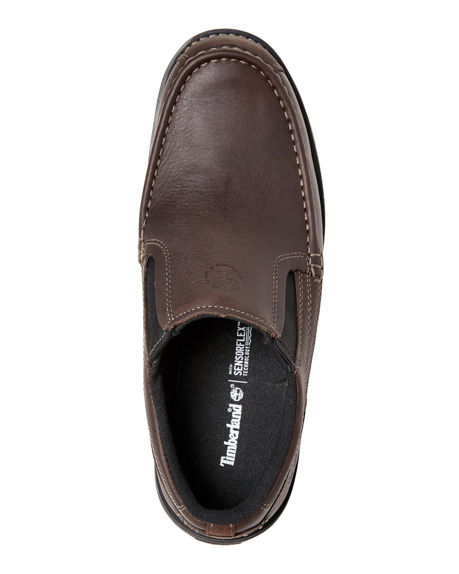 Lyst - Timberland Brown Heston Waterproof Slip On Shoes in Brown for Men