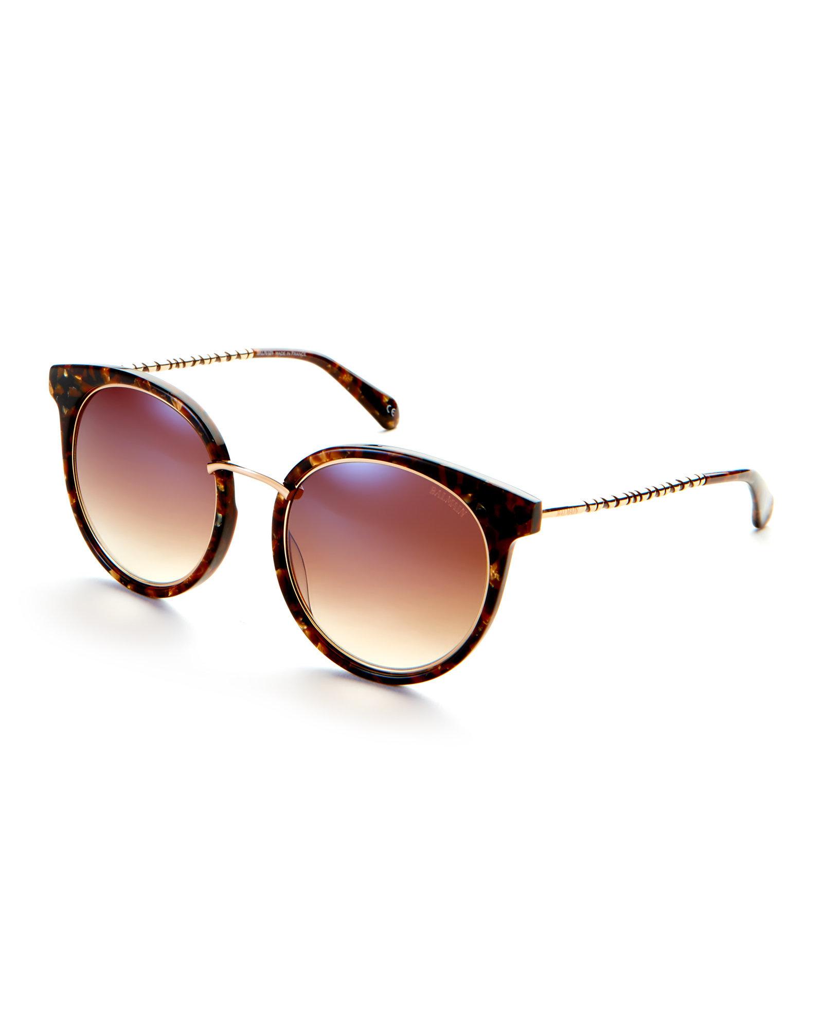round havana sunglasses