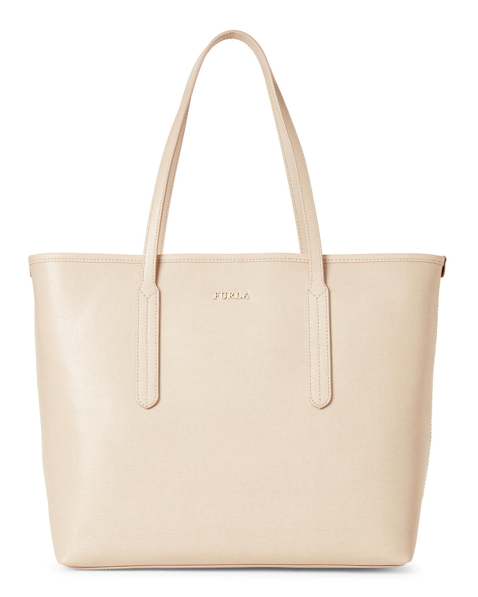 Lyst Furla Ariana Open Tote In Natural Gallery