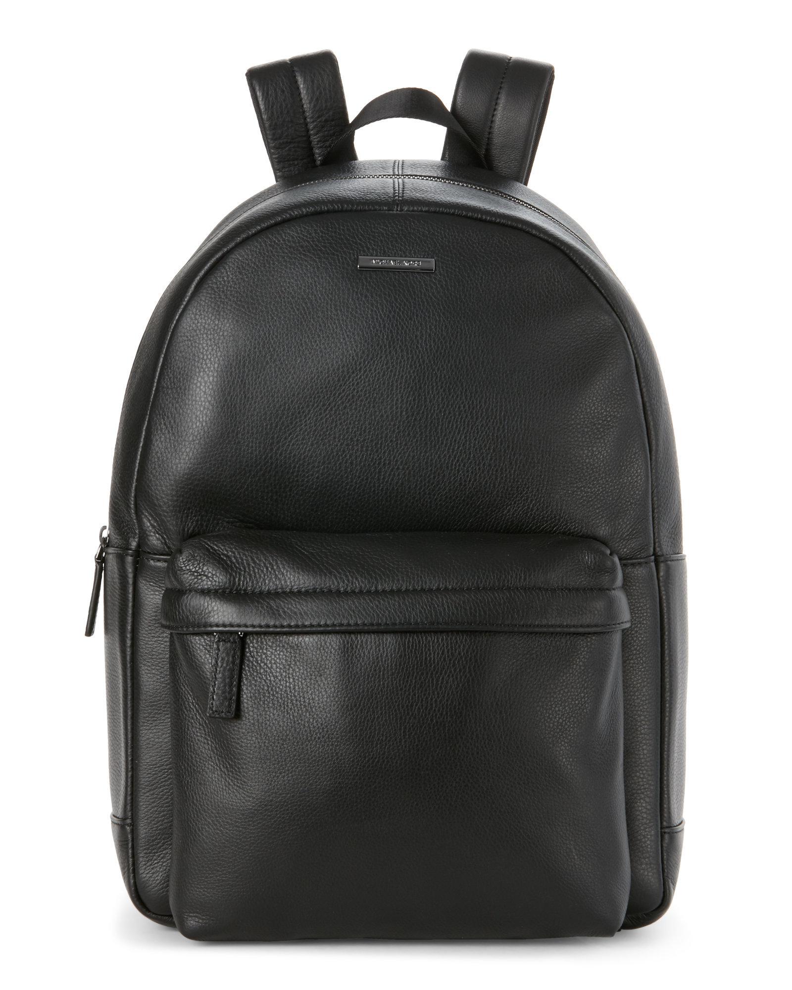 Lyst - Michael Kors Stephen Leather Backpack in Black for Men