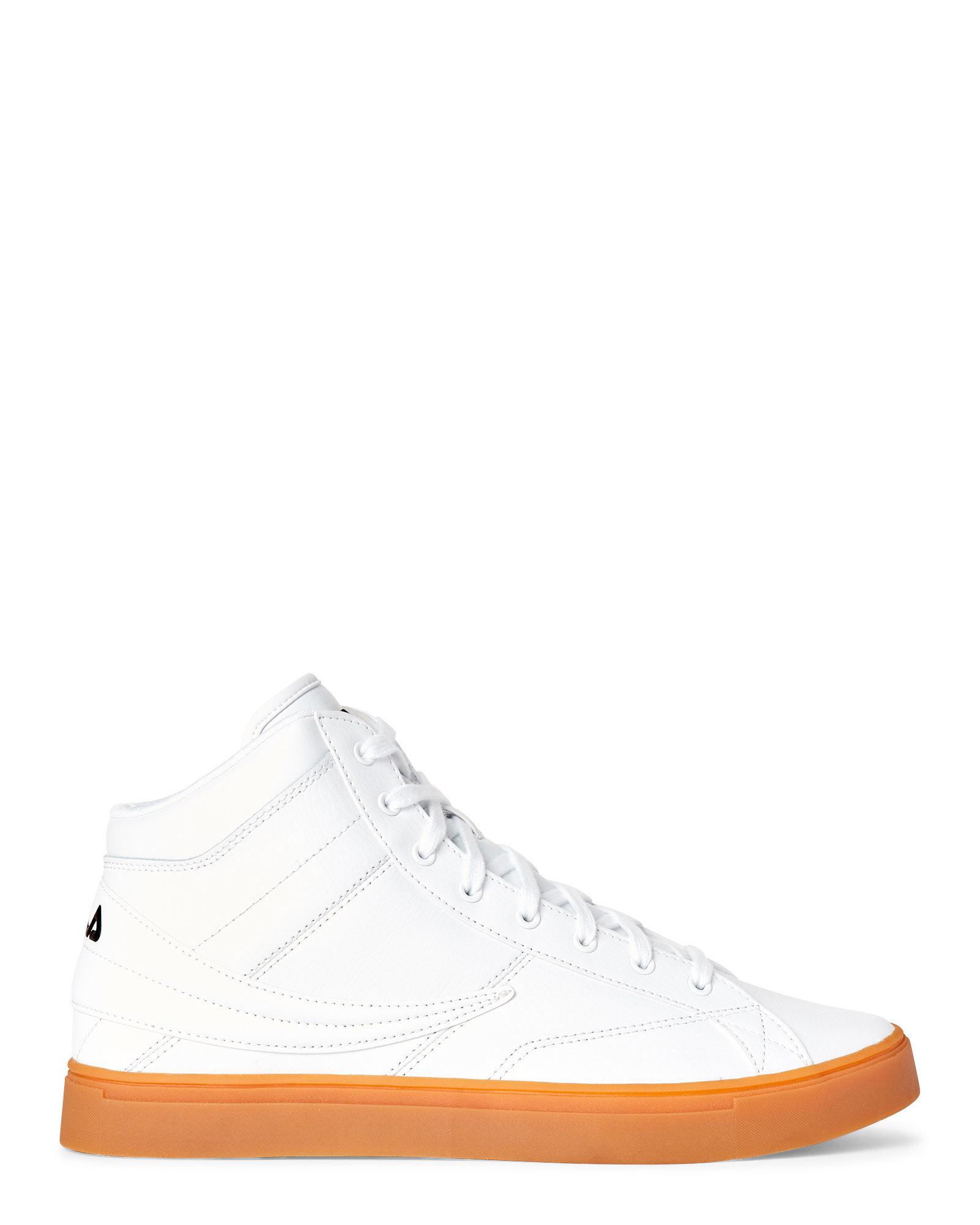 fila white high top sneakers