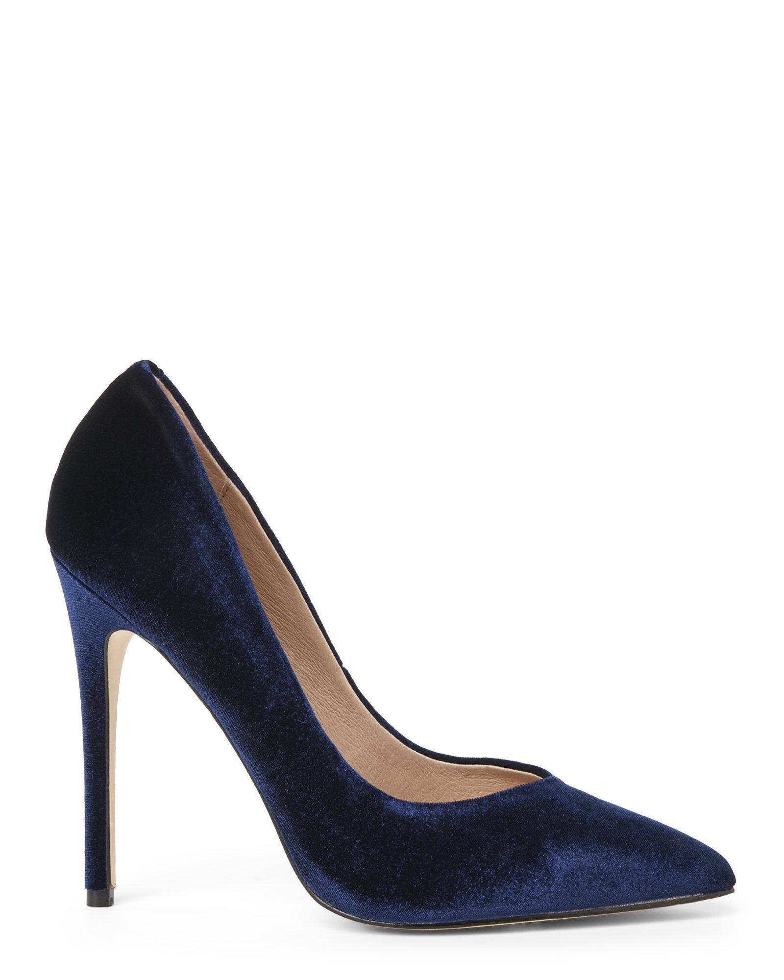steve madden blue lace up heels