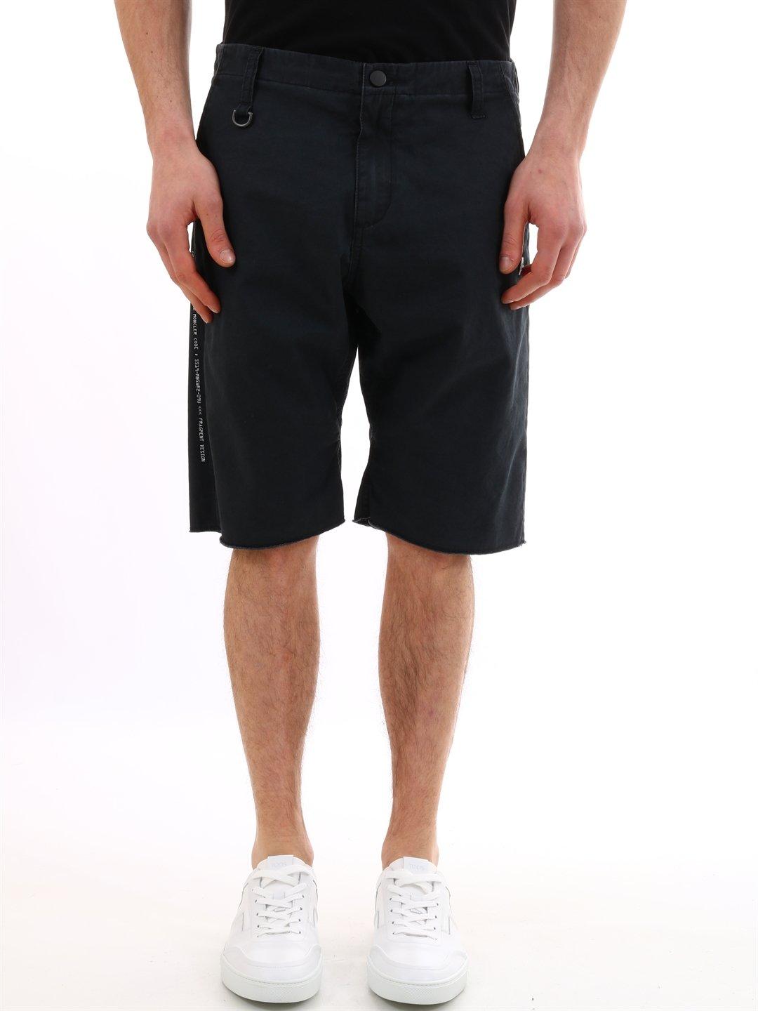 Moncler Bermuda Tailored Shorts in Black for Men - Lyst
