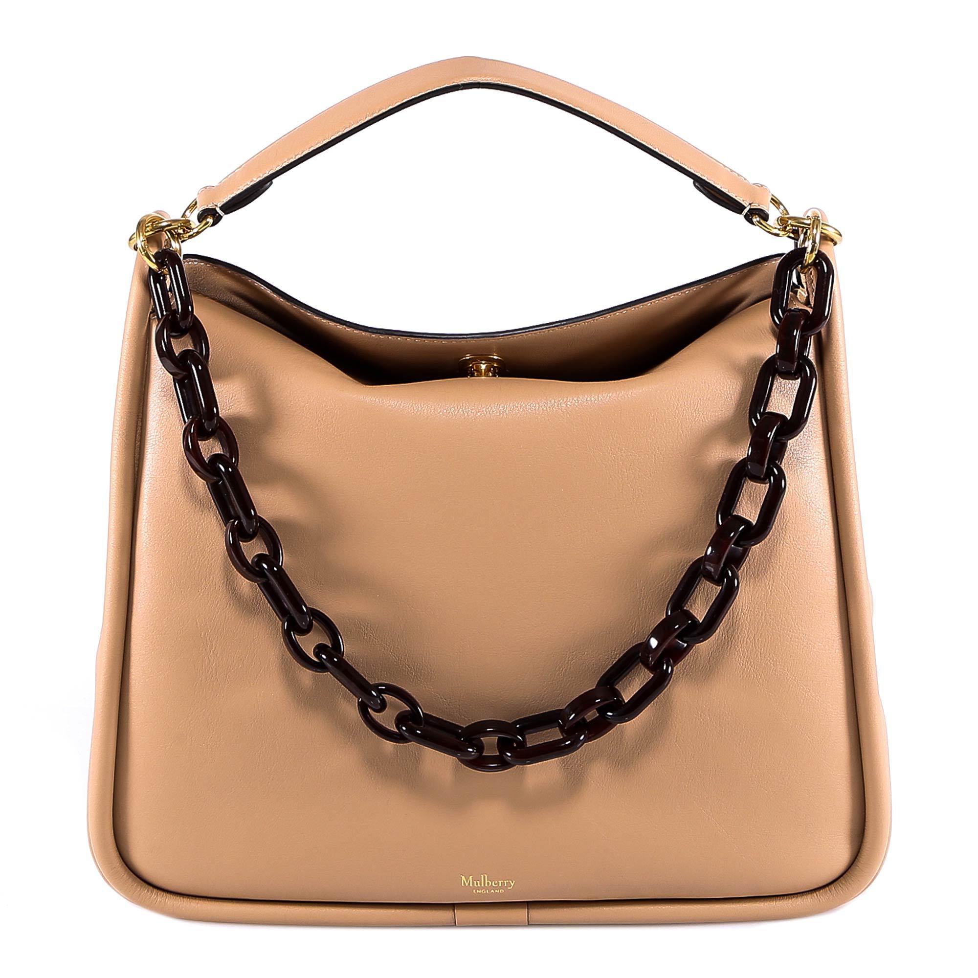 Lyst - Mulberry Leighton Shoulder Bag in Natural