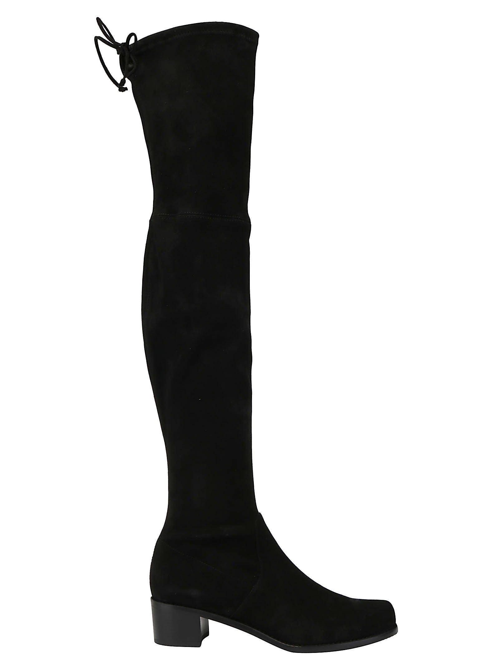 stuart weitzman black thigh high boots