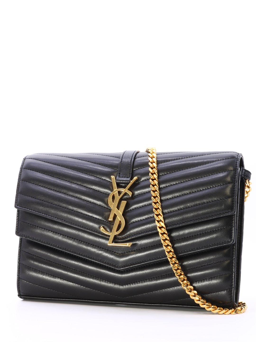 saint laurent sulpice chain wallet