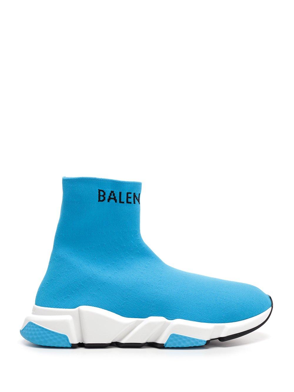 Balenciaga Synthetic Speed Sock Sneakers in Light Blue (Blue) for Men ...