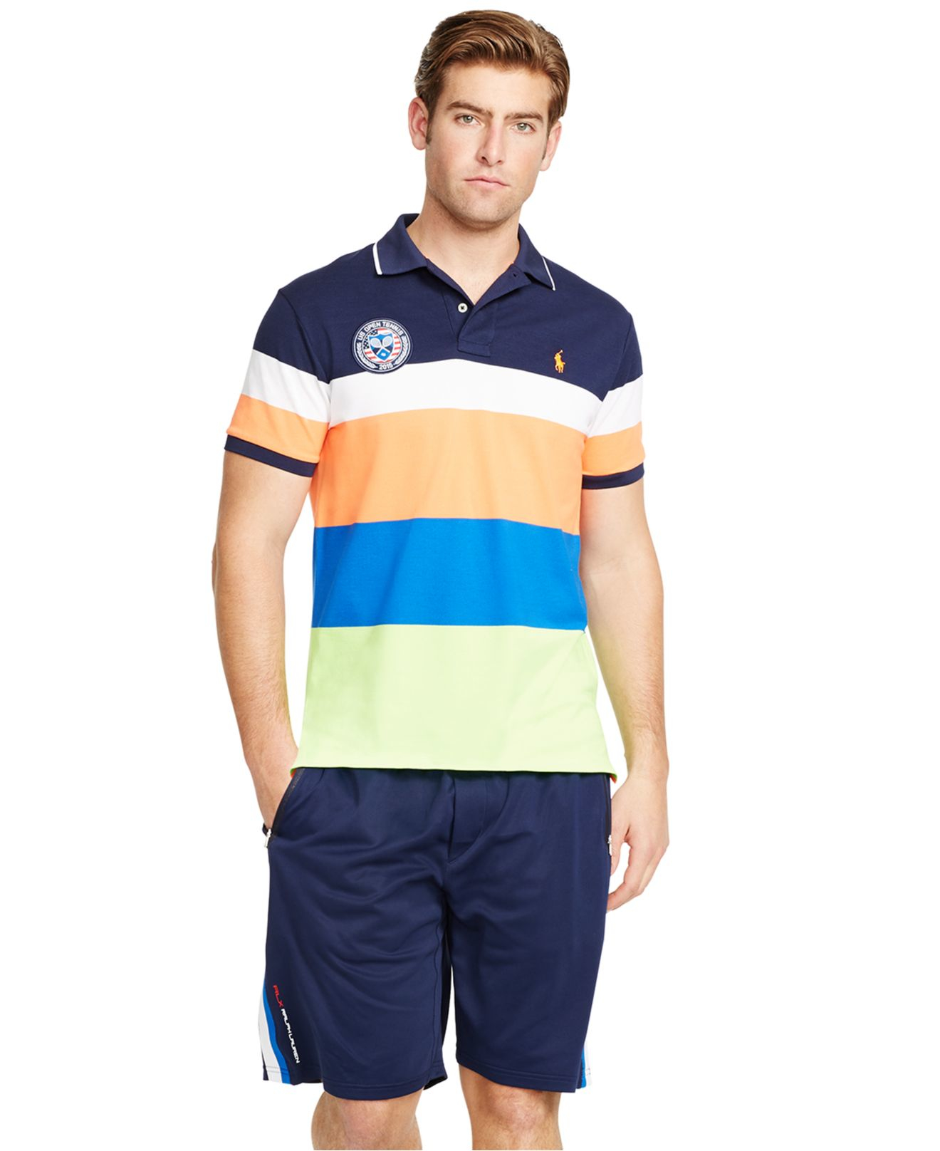 Lyst - Polo Ralph Lauren Us Open Rlx Ball Boy Shorts in Blue for Men