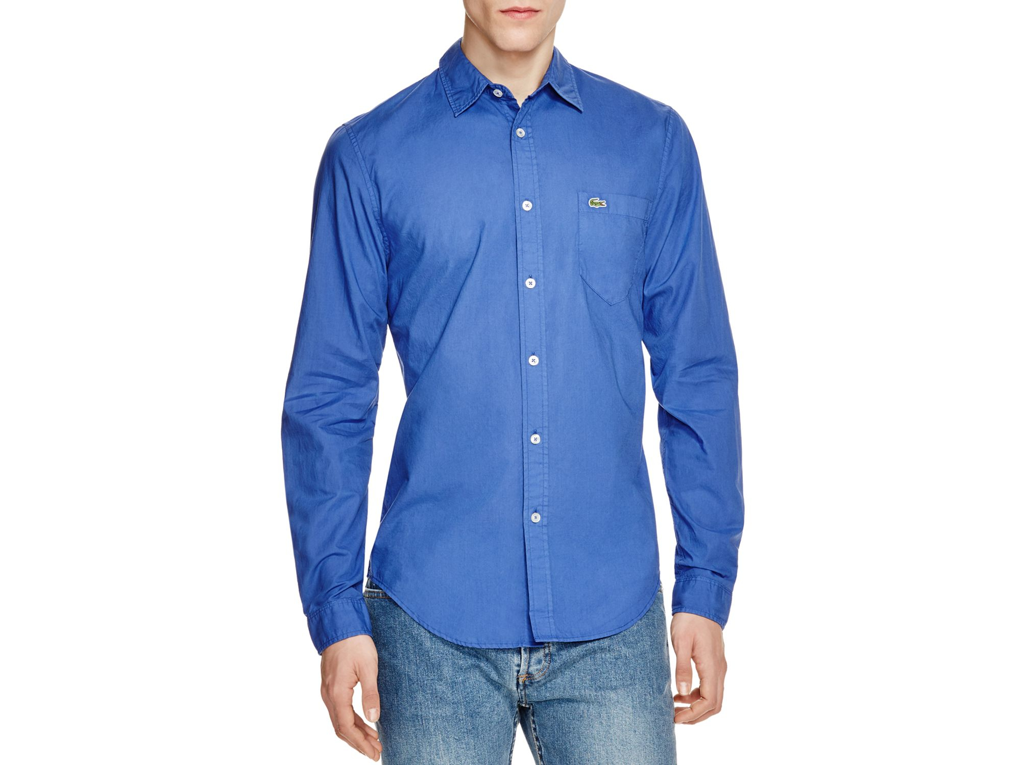 mens garment dyed shirt