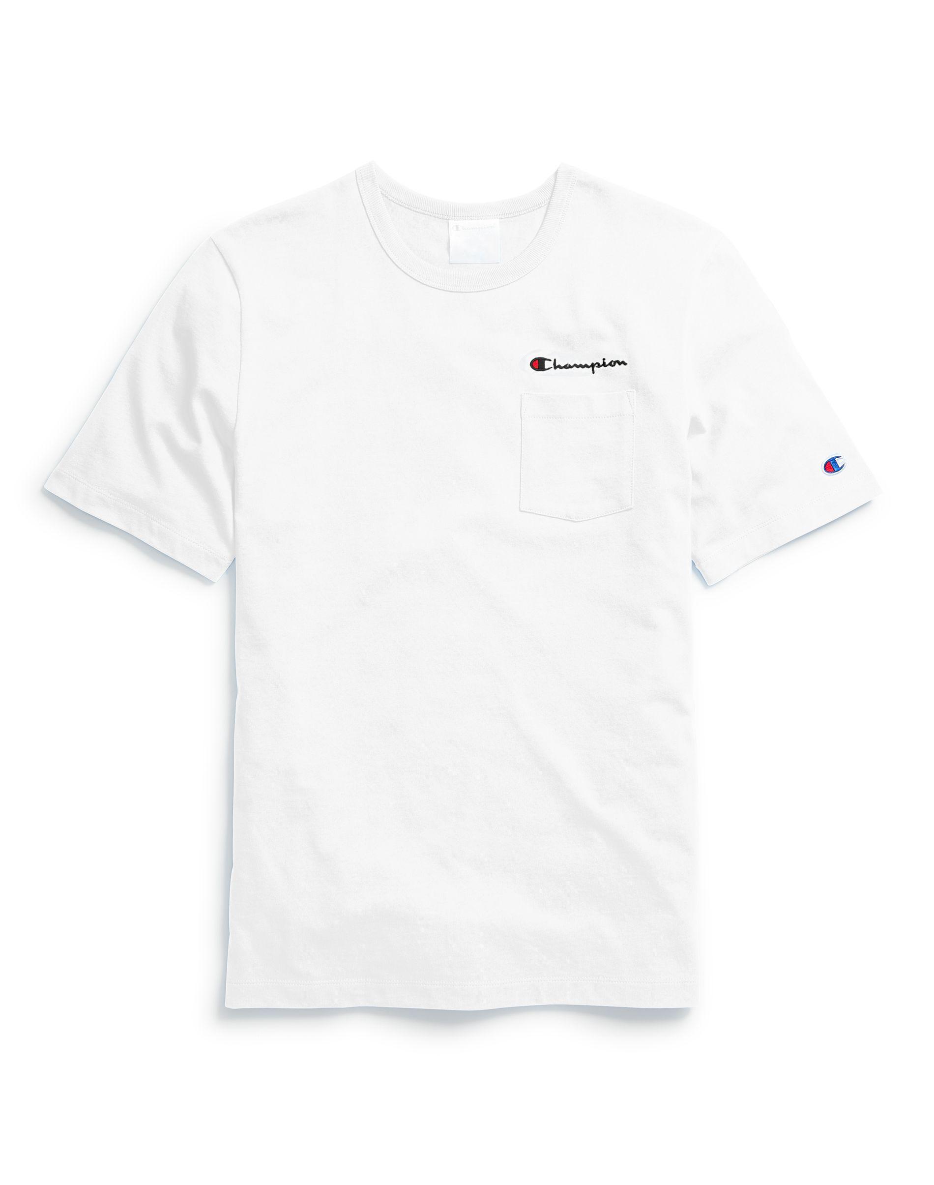 Champion Cotton Life® Pocket Tee in White for Men - Lyst