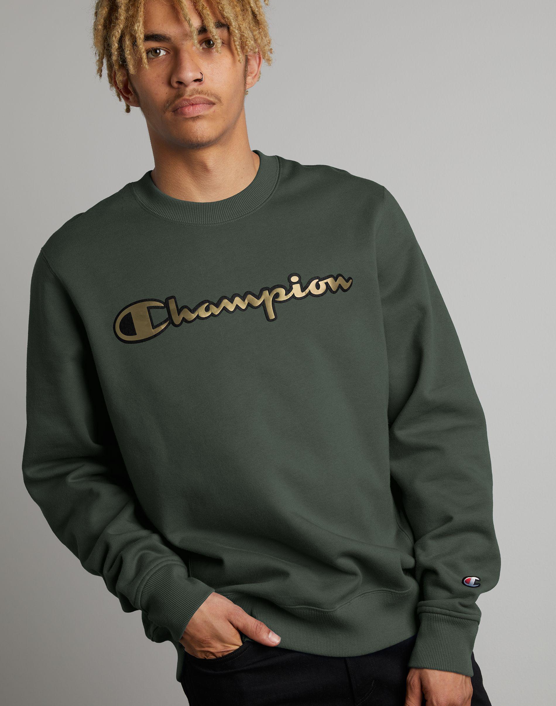 green and gold champion hoodie \u003e Up to 
