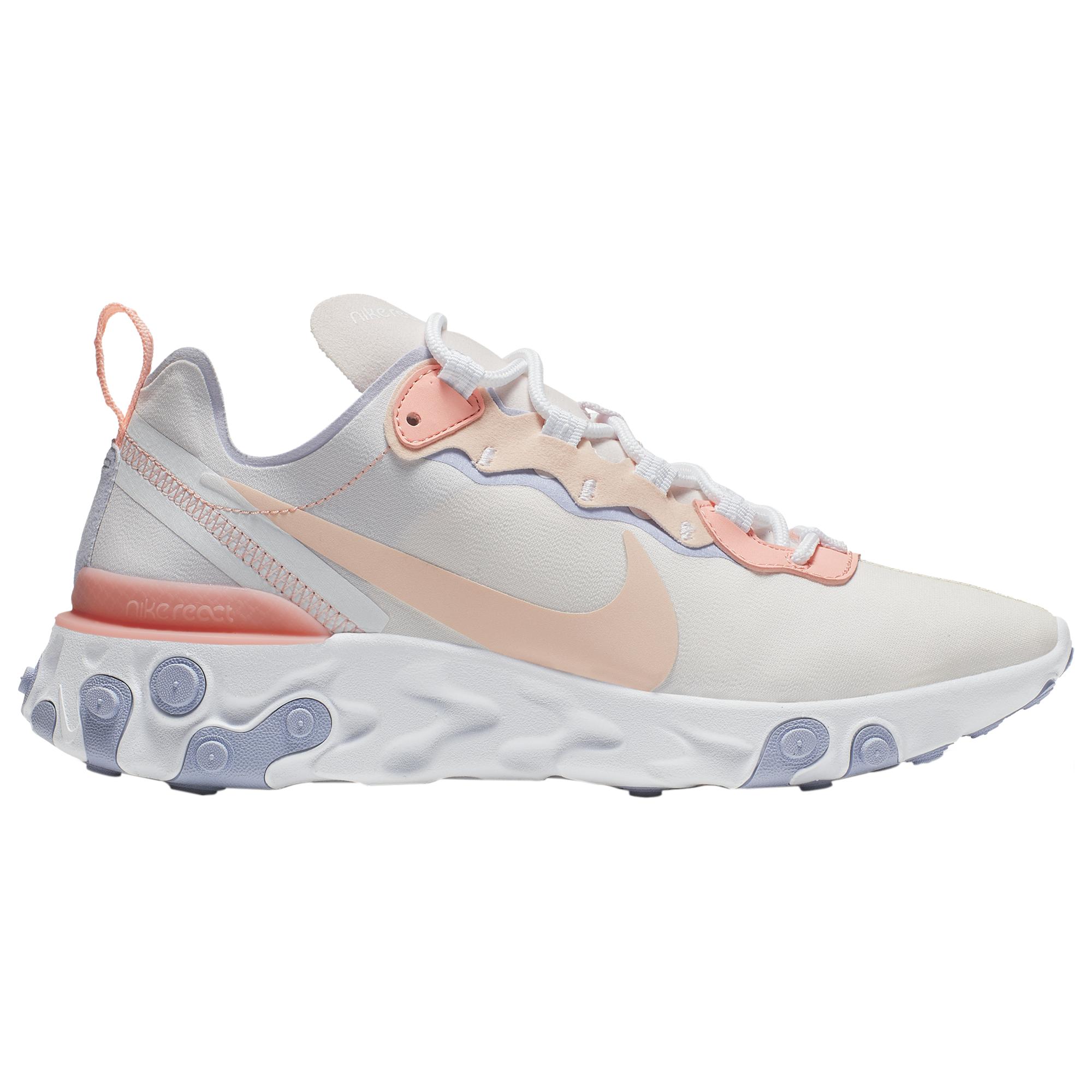 Nike Womens React Element 55 in Pink - Lyst